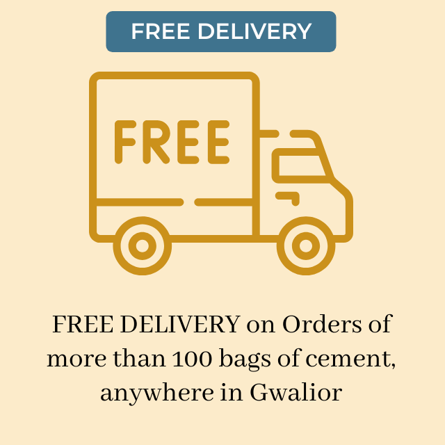 Cement in Gwalior - free delivery